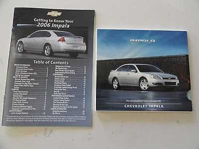 2006 chevrolet impala owners manual