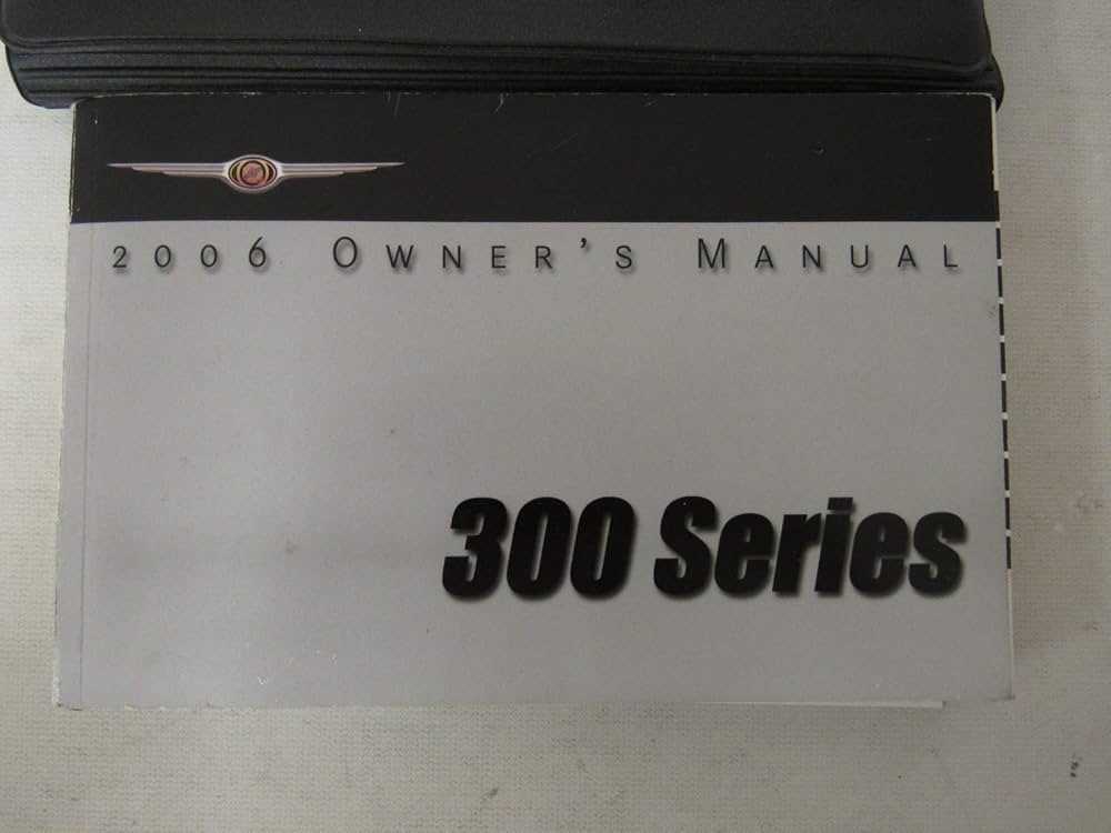 2006 chrysler 300c owners manual