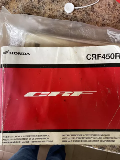 2006 crf450r owners manual