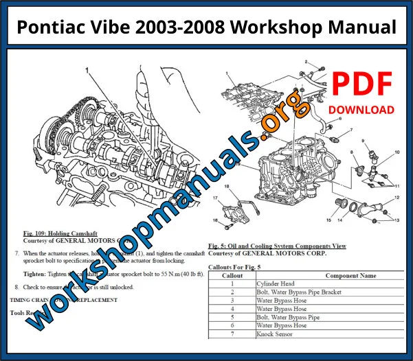 2006 pontiac vibe owners manual