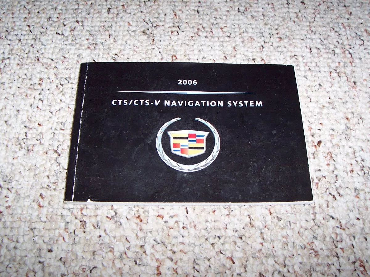 2006 cadillac cts owners manual