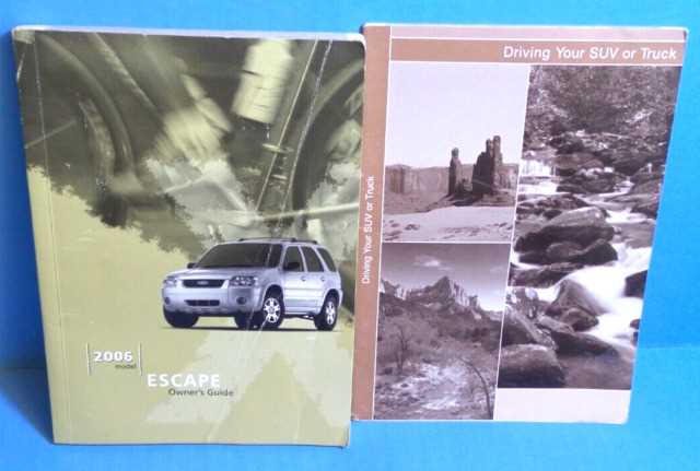 2006 ford escape owners manual