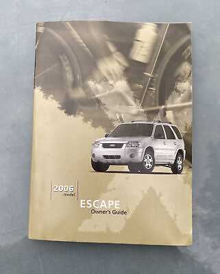 2006 ford escape owners manual