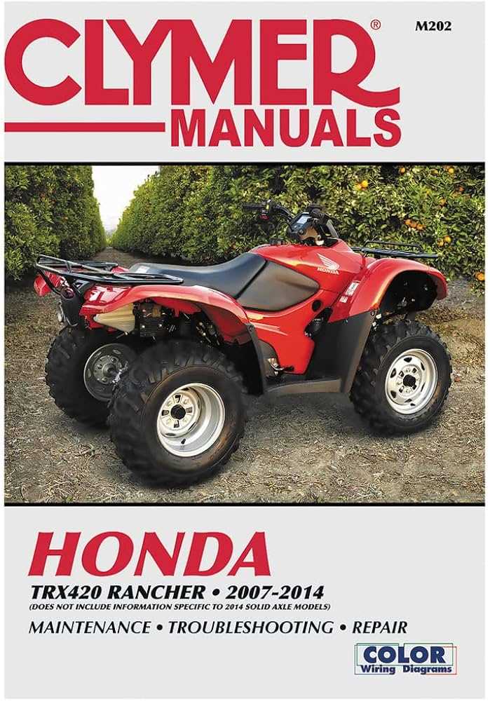 2006 honda rancher owners manual