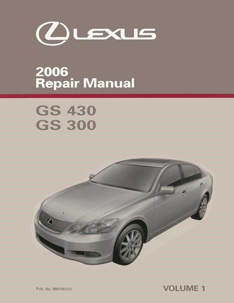 2006 lexus gs300 owners manual