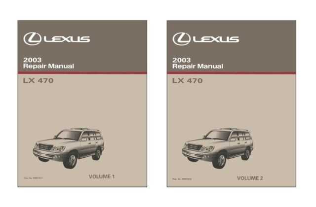 2006 lexus lx470 owners manual