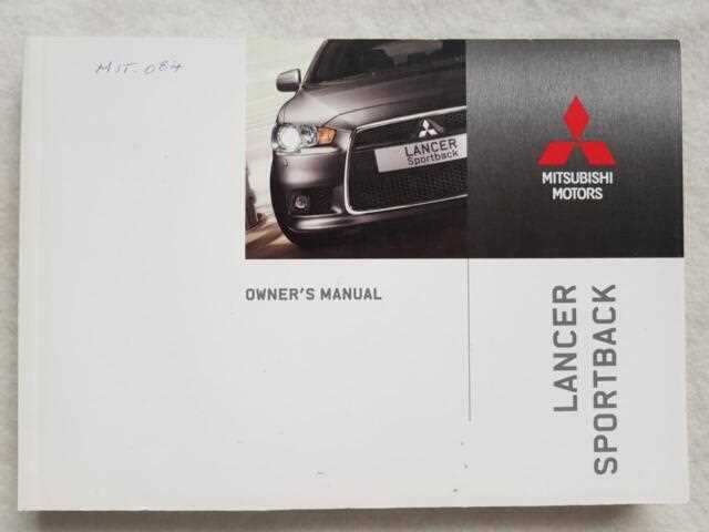 2006 mitsubishi lancer owners manual