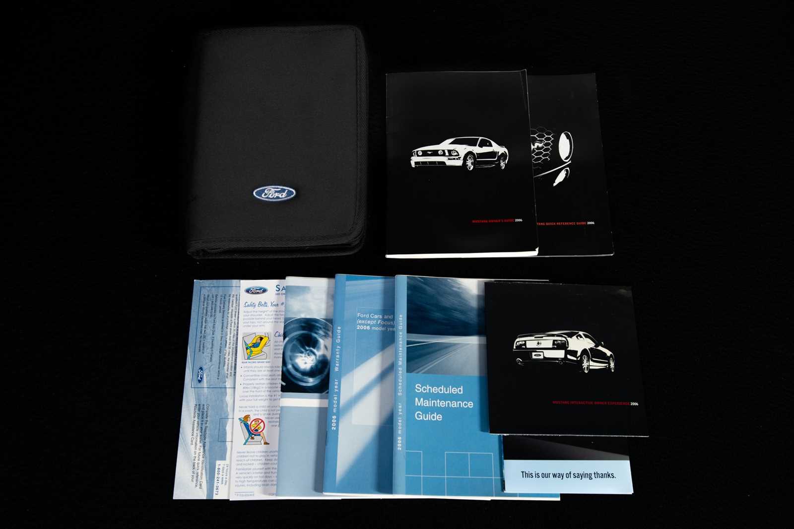 2006 mustang owners manual