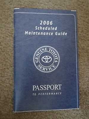 2006 toyota corolla owners manual