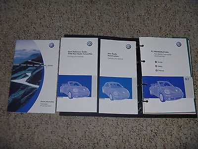 2006 vw beetle owners manual