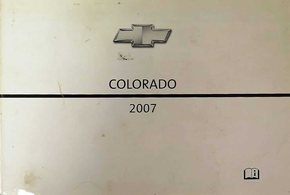 2007 chevy colorado owners manual