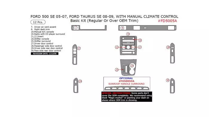 2007 ford taurus sel owners manual