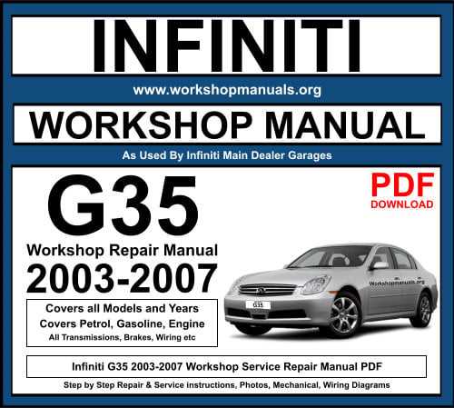 2007 infiniti g35 sedan owners manual