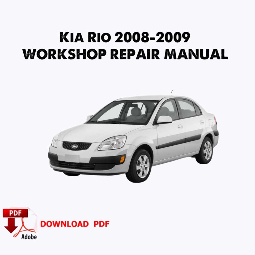 2007 kia rio owners manual