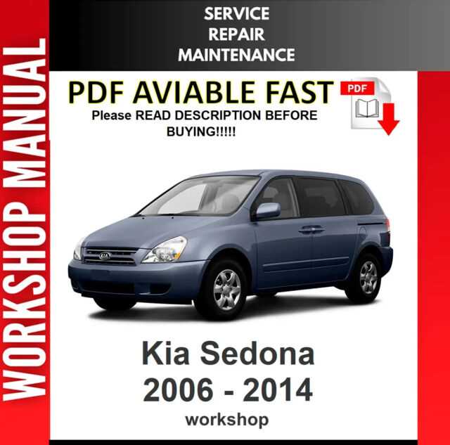 2007 kia sedona owners manual