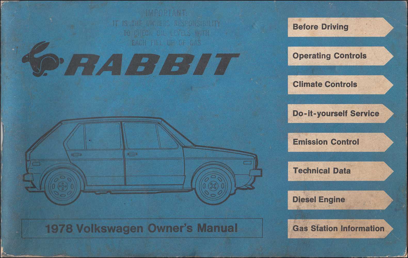 2007 volkswagen rabbit owners manual