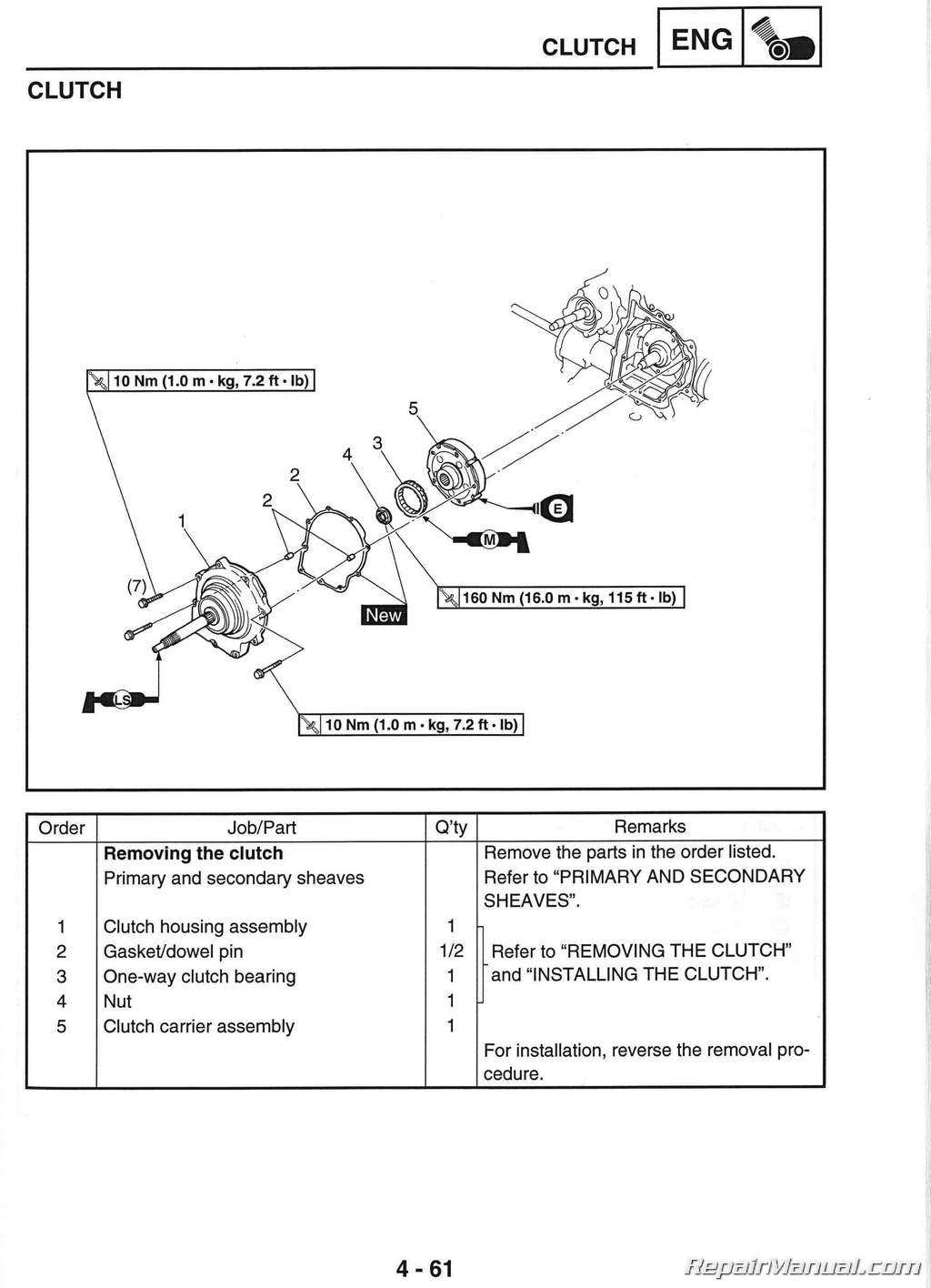 2007 yamaha rhino owners manual