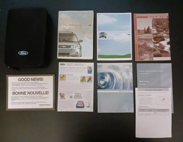 2007 ford escape owners manual