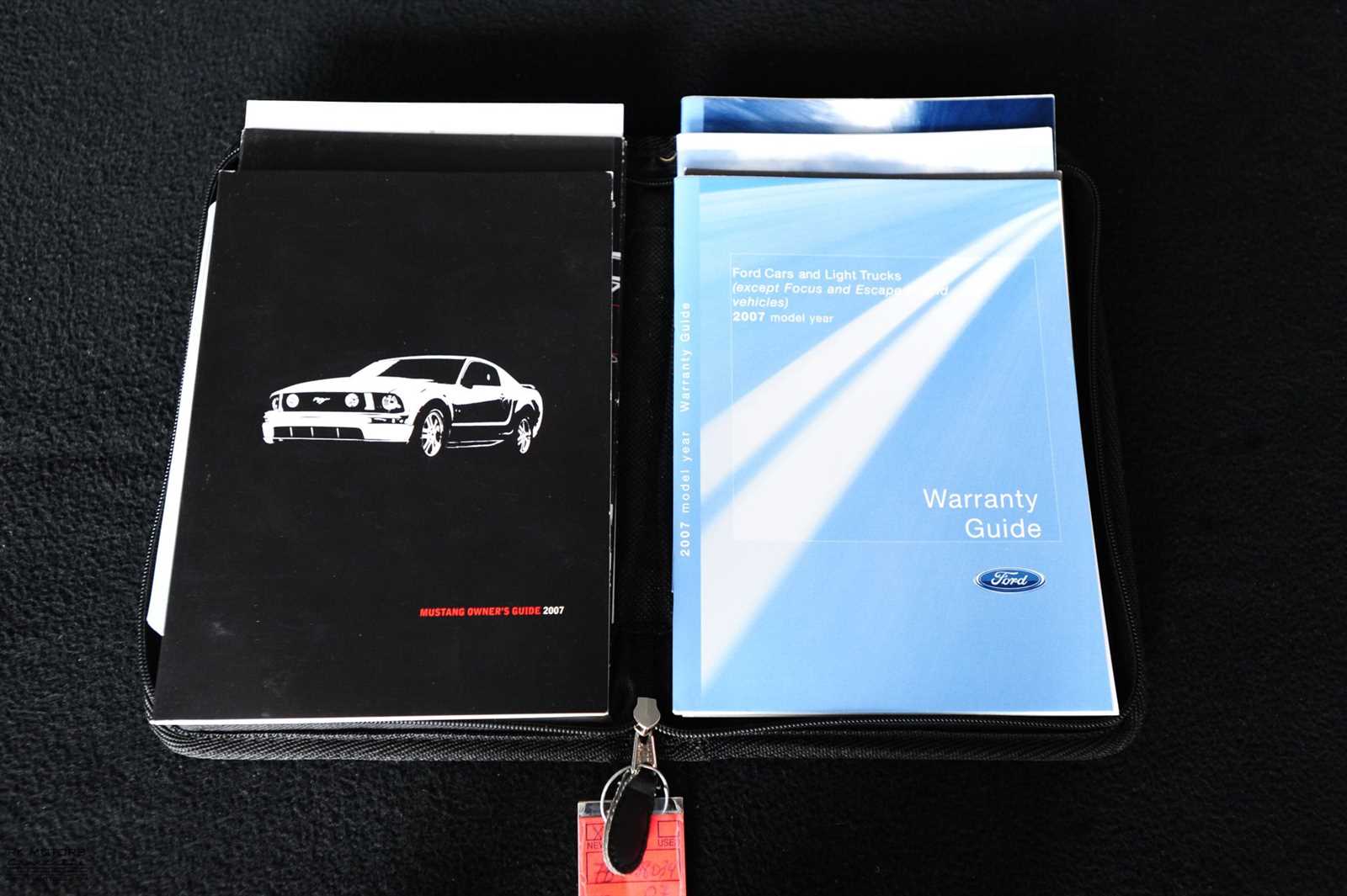 2007 ford mustang owners manual