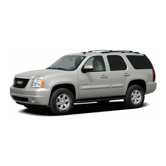2007 gmc yukon slt owners manual