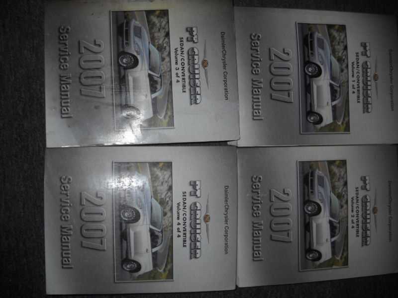 2007 pt cruiser owners manual