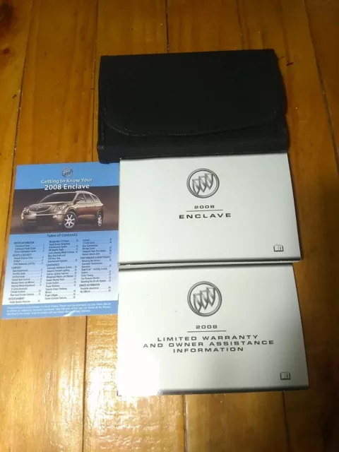 2008 buick enclave owners manual