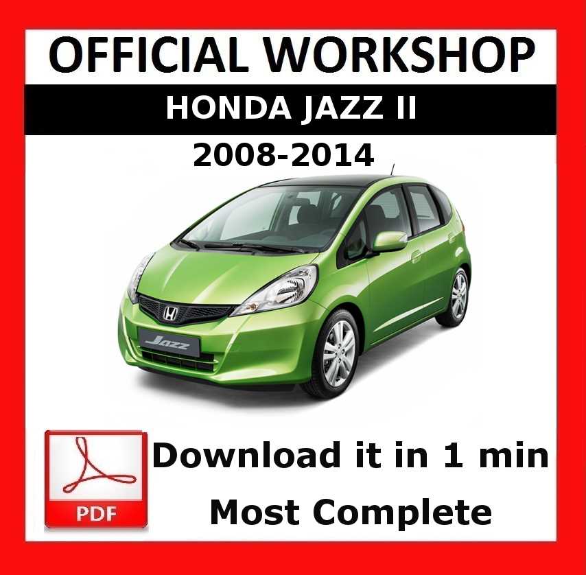 2008 honda fit owners manual