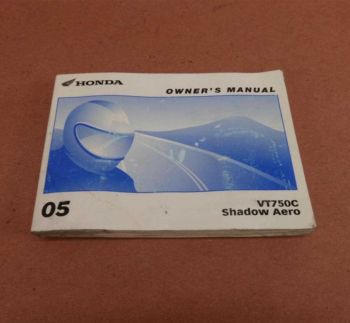 2008 honda shadow aero 750 owners manual