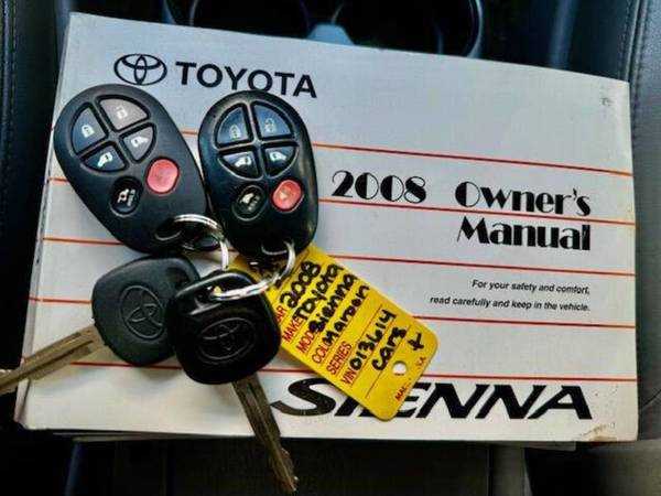 2008 sienna owners manual