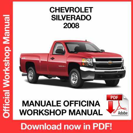 2008 chevrolet silverado owners manual