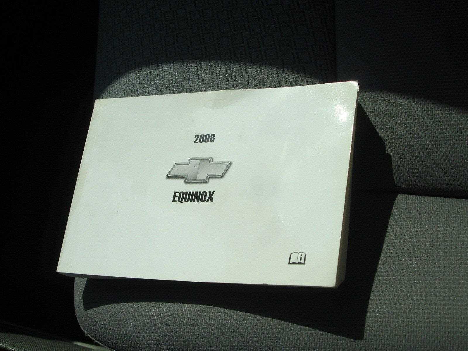 2008 equinox owners manual