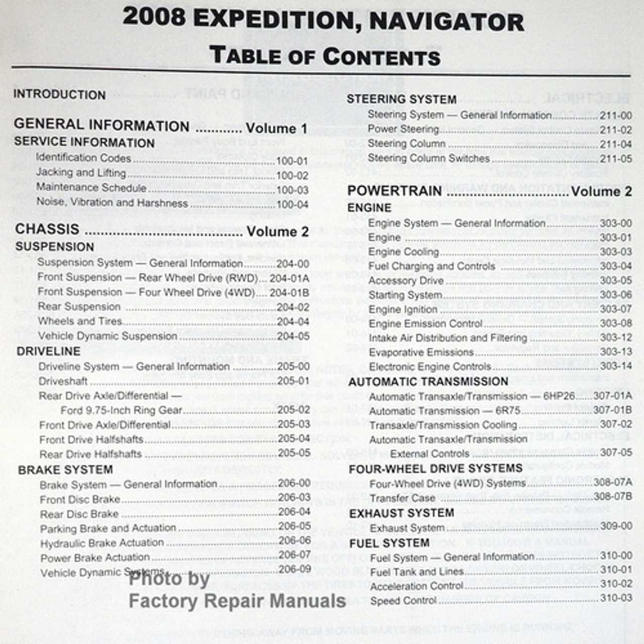 2008 expedition owners manual