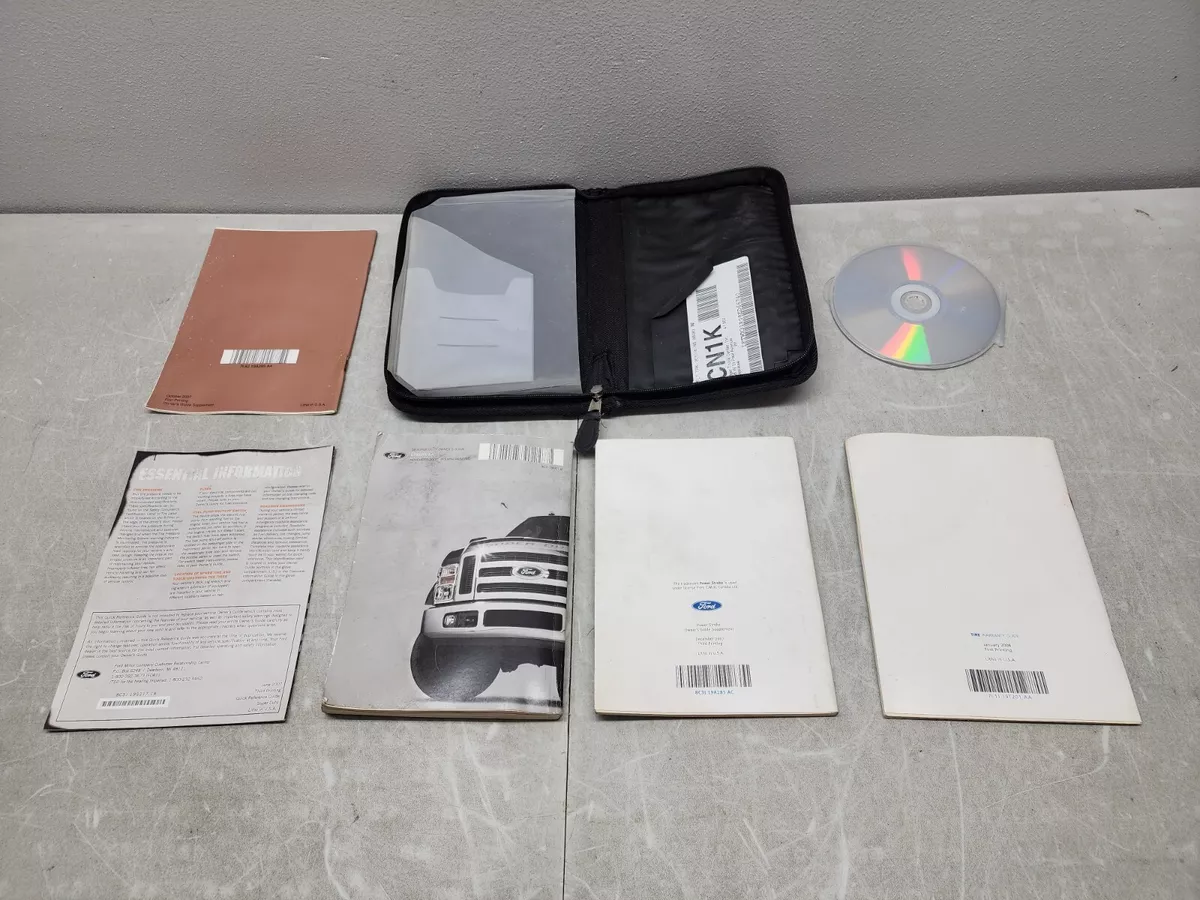 2008 ford f250 super duty diesel owners manual