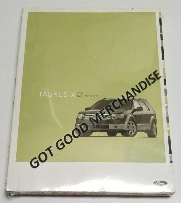 2008 ford taurus owners manual