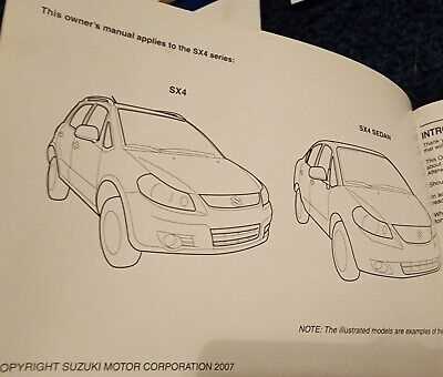 2008 suzuki sx4 owners manual