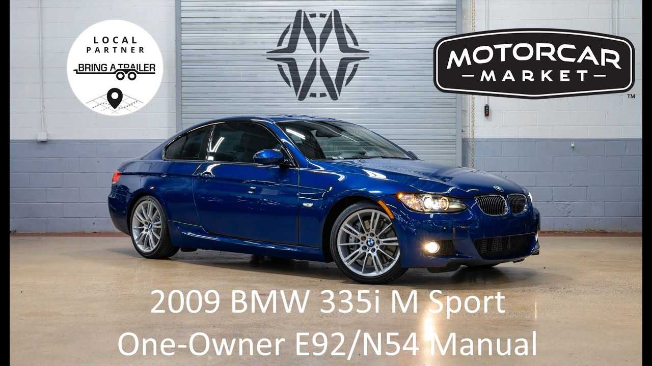 2009 bmw 335i owners manual