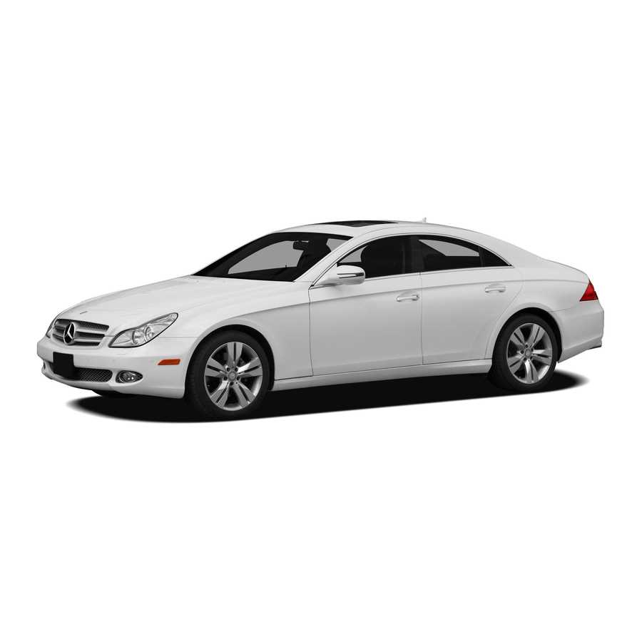 2009 mercedes cls550 owners manual