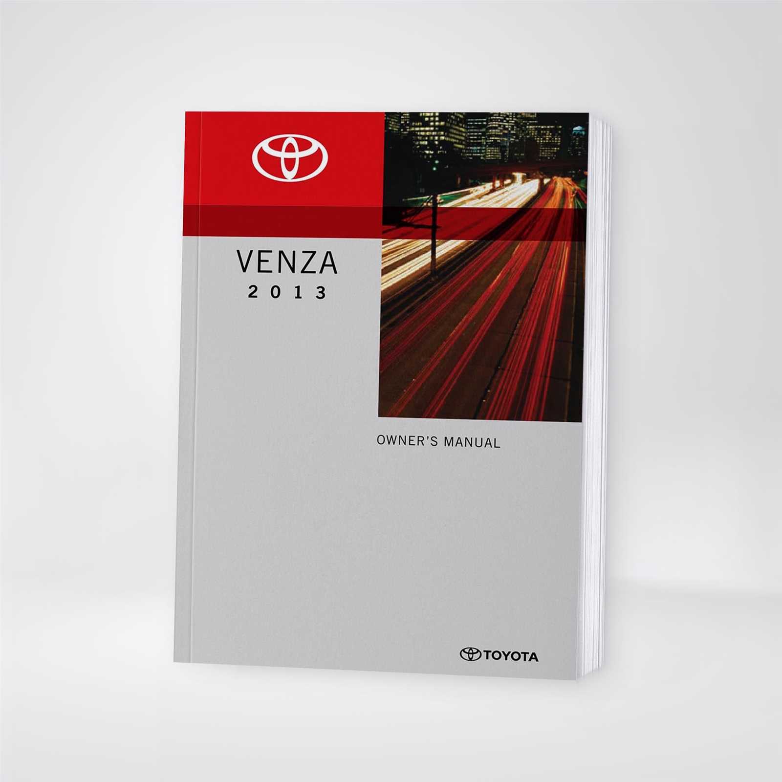 2009 toyota venza owners manual