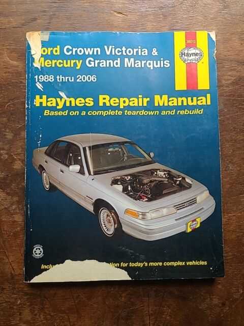 2009 crown victoria owners manual