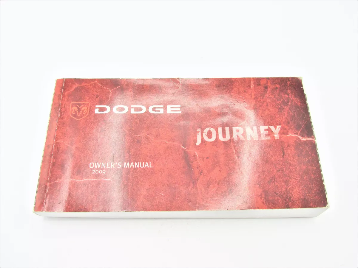 2009 dodge journey owners manual