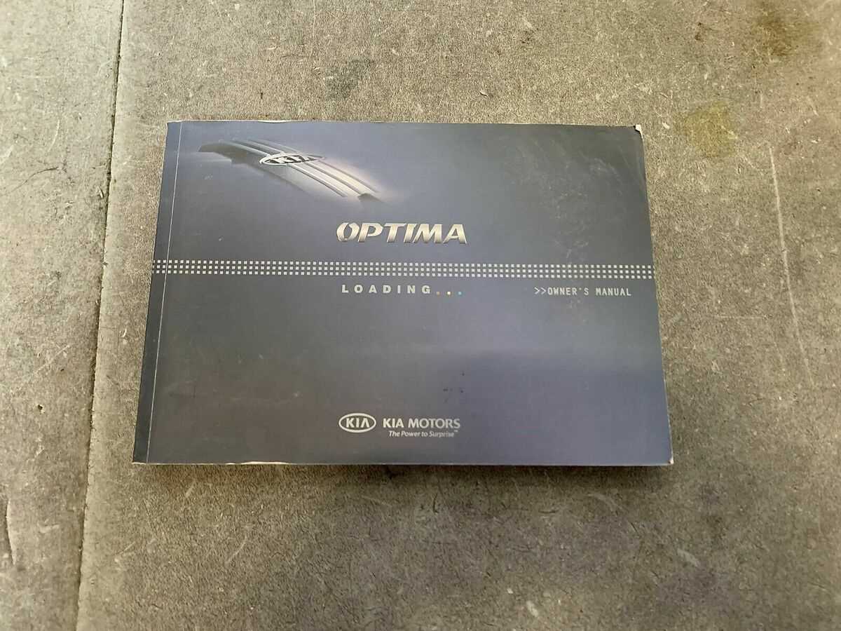 2009 kia optima lx owners manual