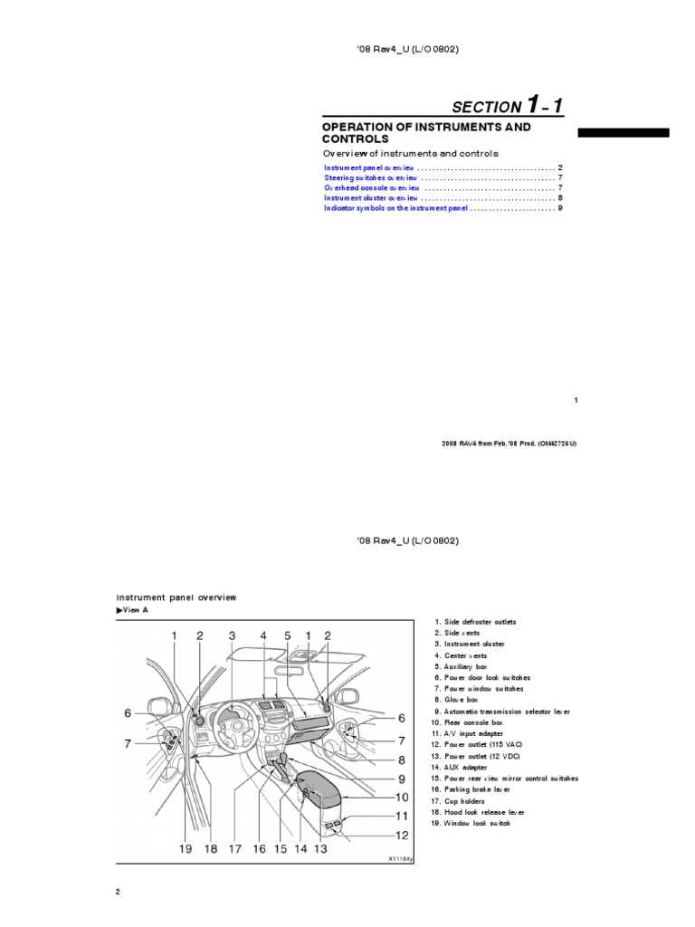 2009 rav4 owners manual