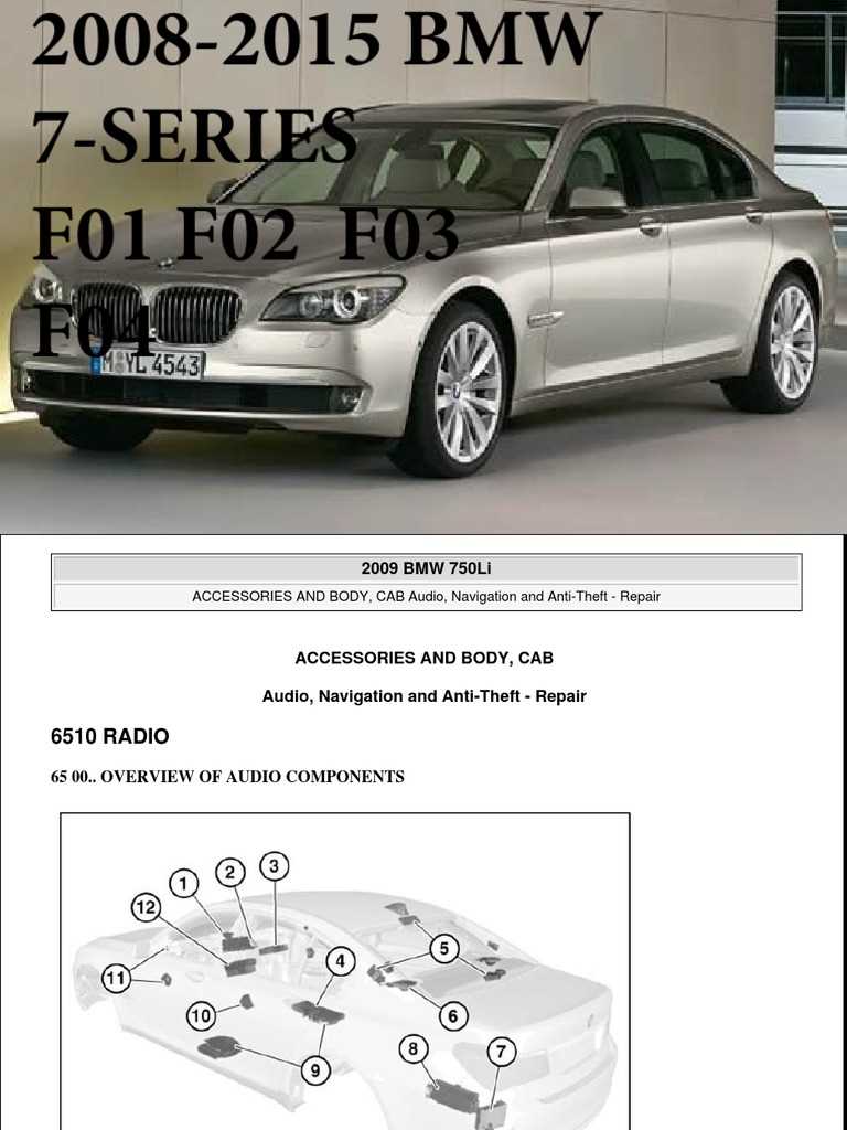 2010 bmw 750li owners manual