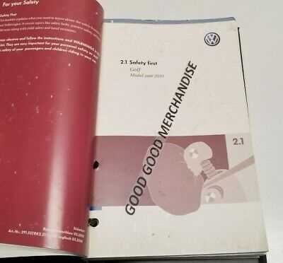 2010 vw golf owners manual