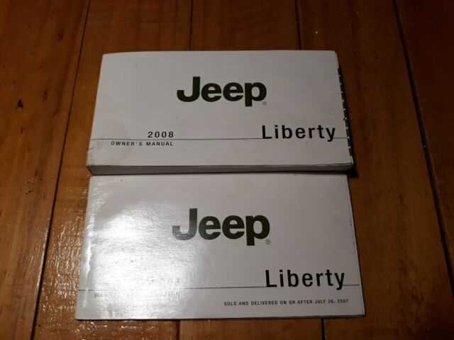 2010 jeep liberty owners manual