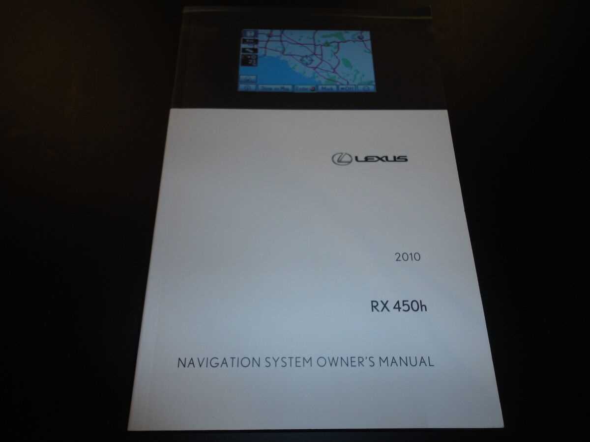 2010 lexus rx 450h owners manual