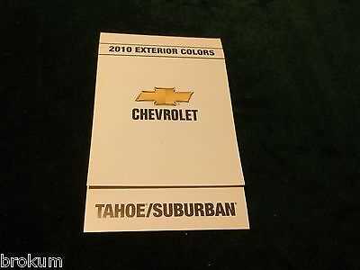 2010 tahoe owners manual
