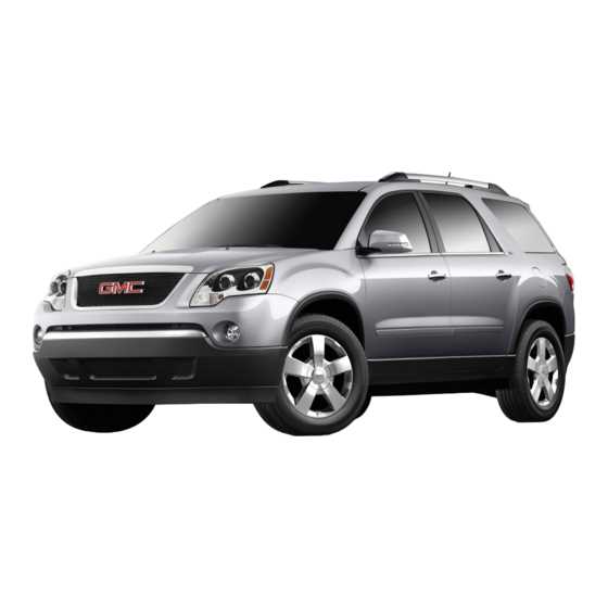 2011 gmc acadia owners manual