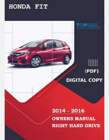 2011 honda fit owners manual