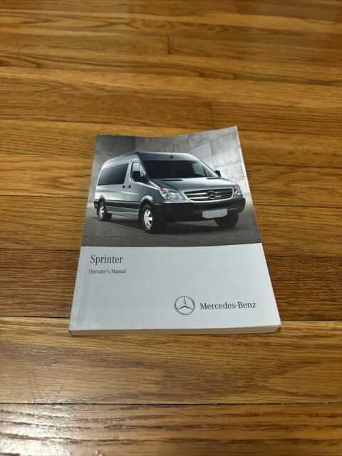2011 sprinter owners manual